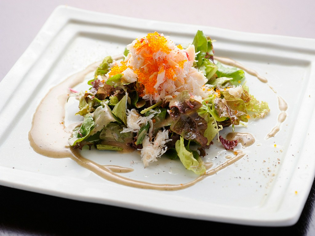 ずわい蟹のサラダ