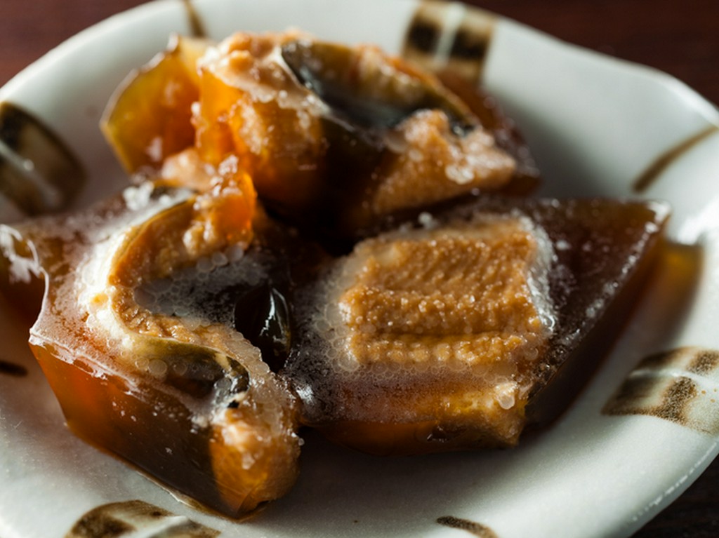 酒の肴にぜひ注文したい『あなごにこごり』