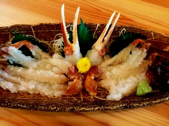 活松葉姿1枚料理【提供期間11月7日～3月27日】