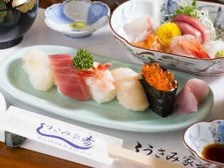 新鮮なネタでつくる、本格江戸前の『にぎり寿司』