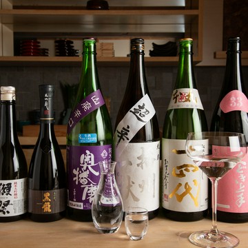 プレミアム酒を含む店主厳選の日本酒5杯飲み比べコース 20,000円