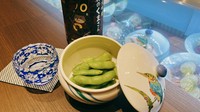 枝豆をわさびに漬け込み、ピリッとした辛味と山葵の風味が日本酒をすすめる珍味！