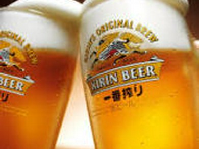 生ビール350円！　何杯飲んでも1杯350円