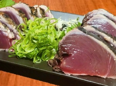 高知).カツオのタタキ（タレたたき or 塩タタキ）