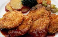 豚ヘレ肉で柔らかくほどよくジューシーに。