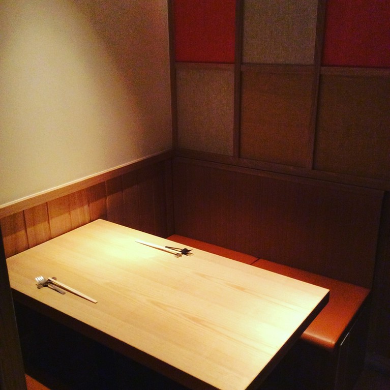 個室のお席ございます