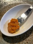 穏やかな味噌ラーメンの味を、 ガツンとした印象に変える、、 北海道の米麹味噌と豆板醤で味を調えた、 ピリ辛味の生ニンニクペーストです。