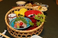 小鉢、お造り、油物他、全6品