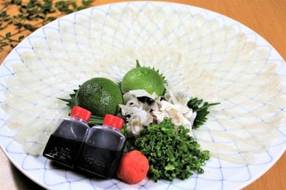 河豚刺し　16200円(送料込み)