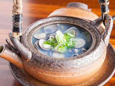 宍道湖産しじみの濃厚な旨みがたまらない『しじみの酒蒸し』