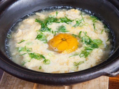 まるごと食べられる石見銀山の種なし柚子が入った香り豊かな雑炊