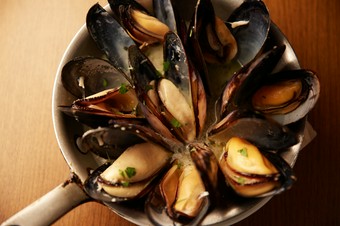 ムール貝のシェリー酒蒸し