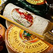スペインから取り寄せるバラエティ豊かな「チーズ」
