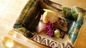 醤油ムースの滑らかな味わいと上質な風味が調和した『お造り』