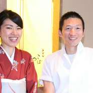 職人気質の板長を支えるのが女将の綾子さん。女性ならではの視点から、行き届いたサービスで迎えてくれる。