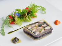 新鮮なサンマと旬のナスで『秋サンマと焼きナスのテリーヌ』