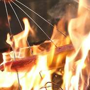 御注文頂いてから藁焼き致します。