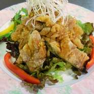 若鶏の唐揚げねぎ醤油