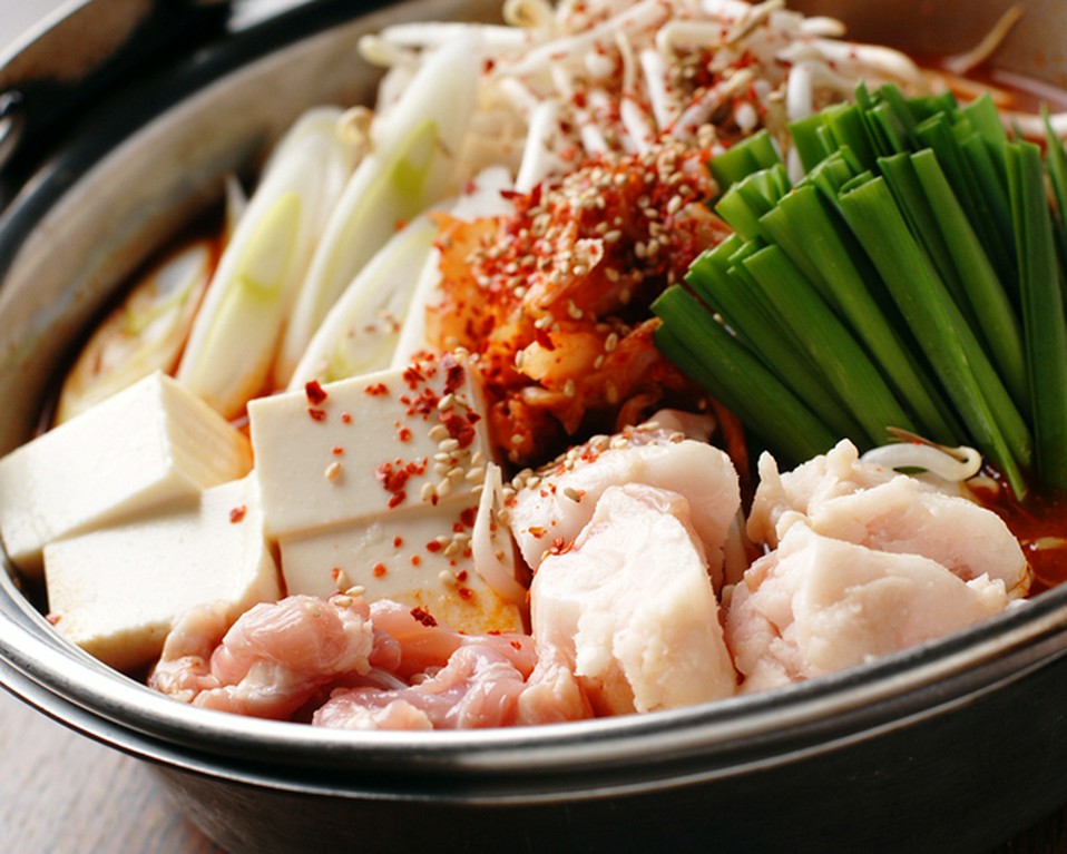 旨もつ鍋　ピリ辛チゲ