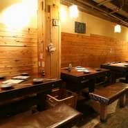 女子会や仲間同士の宴会にもおすすめ。25名以上なら貸切りもOK。35名までの予約を承ります。