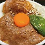 本日の焼肉ランチ3種盛り