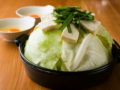 《名物》天元豚のホルモンすき焼き（1人前）