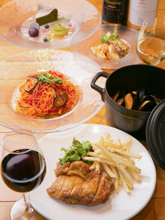 女性の心を掴んで喜ばせる、魅力的なメニューがいっぱい