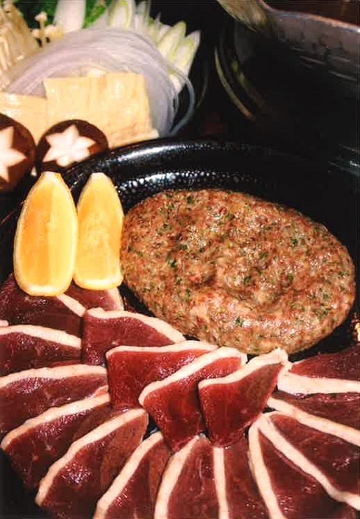Duck sukiyaki course 8640 yen
