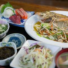 魚のバター焼き定食
