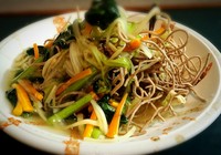 餡かけ揚げ蕎麦