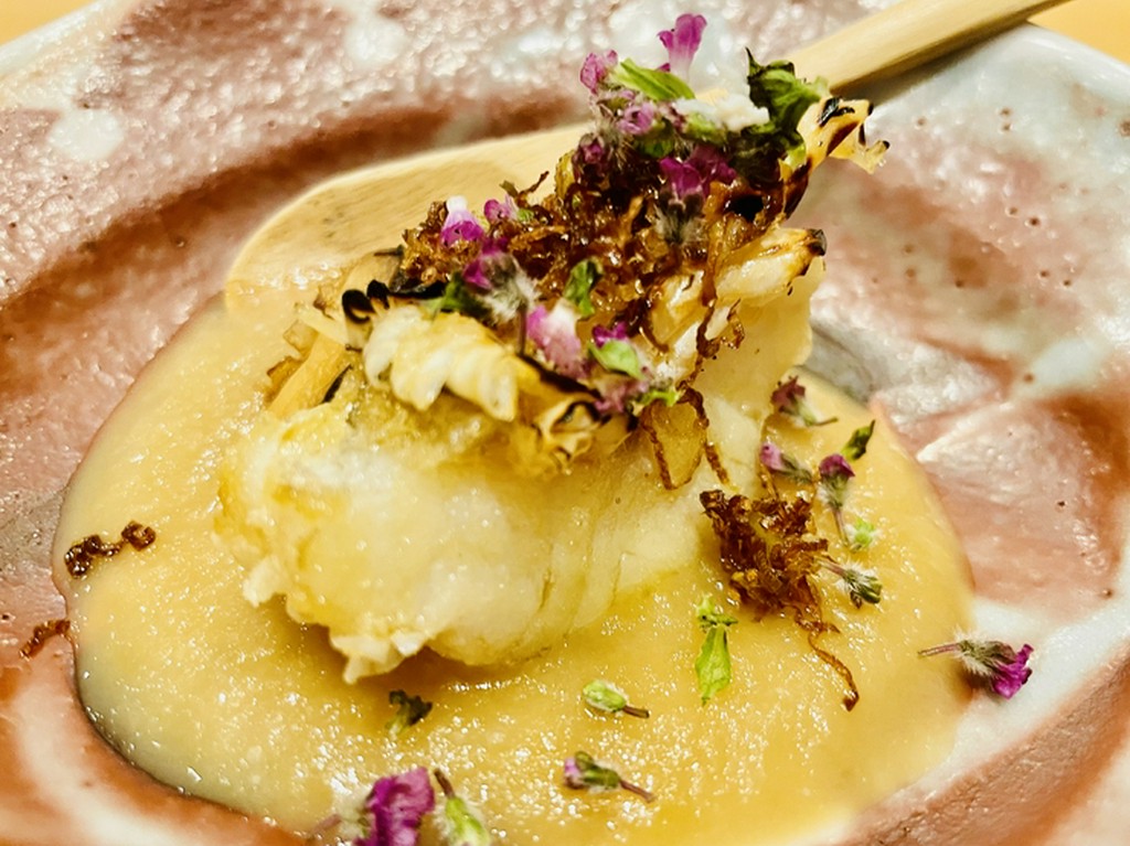 甘鯛松笠玉葱南蛮ソース