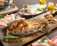 店内で一から仕込み干された『自家製ほっけの一夜干し』