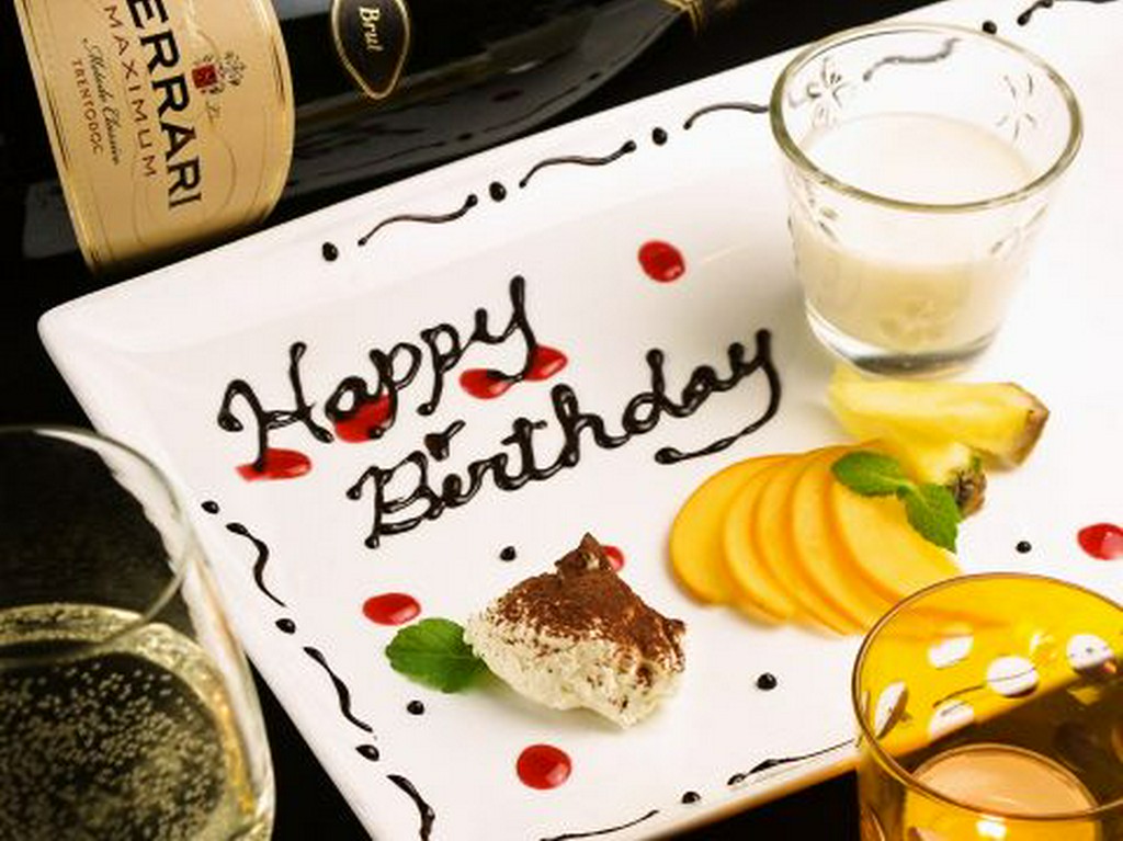 メッセージ入りデコレーションプレート（要予約）