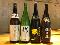 ●厳選された日本酒　　焼酎