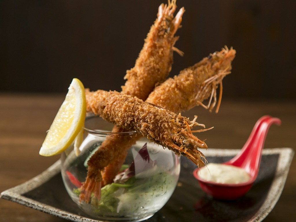 サックリ＆プリプリの食感が美味『エビフライ　タルタルソ－ス』