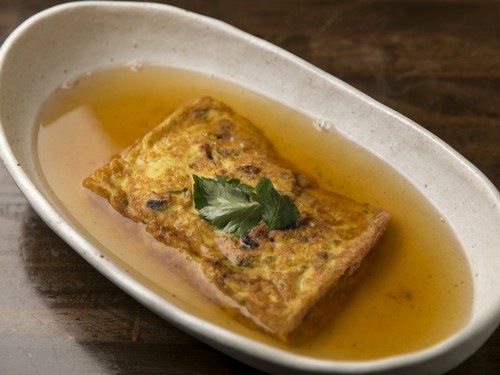 トロ～リとした食感がなんともたまらない『明石焼風玉子焼』