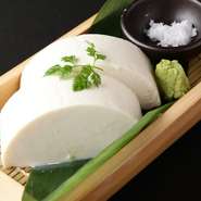 『手づくり寄せ豆腐』は、毎日素材の豆乳の味をみています