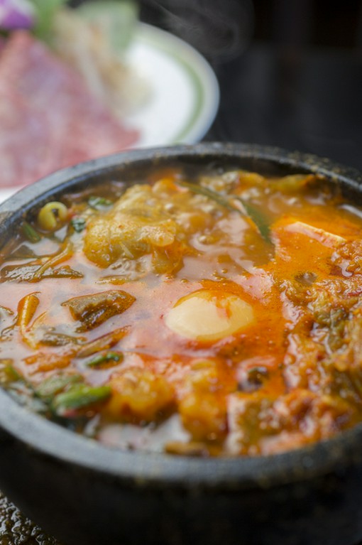 豆腐とキムチチゲ