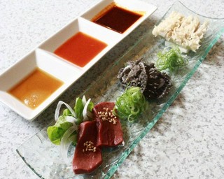 刺身の盛り合わせ