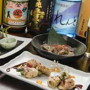 絶品料理とお酒で楽しいひとときを過ごせます