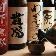山口県と京都の地酒が楽しめます