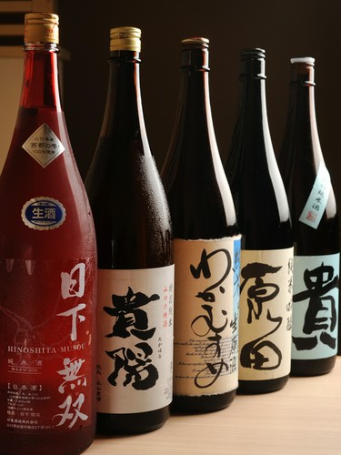 山口県の地酒が揃っています