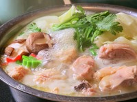本場・博多流。特製ポン酢でいただく『鳥善　水炊き』
