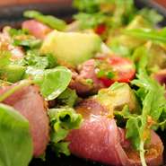 フランス産 鴨肉とグリル野菜のサラダ