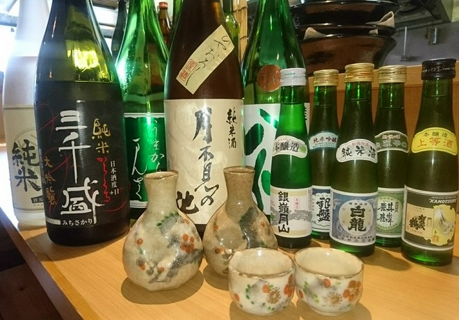 日本酒にこだわっている