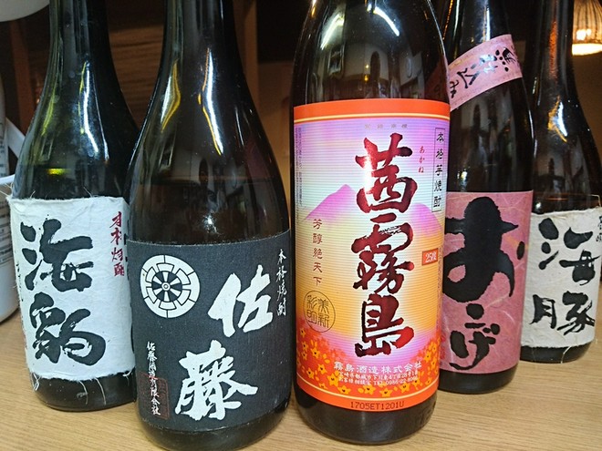 焼酎にこだわっている