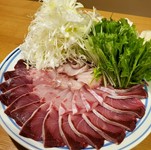 二日前迄の予約にて承ります。
鍋物は一日一組（二人～四人まで）夜限定。