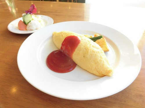 愛知県一宮市のブランド卵「尾張の卵」のケチャップオムライス♡