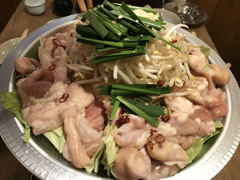 もつ鍋単品(写真は3人前)　飲み放題付コースは90分LO【4,500円税込！！】※4名様以上でお願いします。