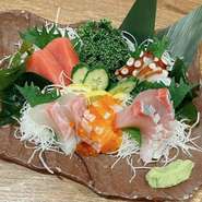 魚の種類は仕入れ状況により変わります。